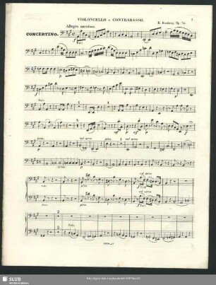Violoncello e Contrabasso