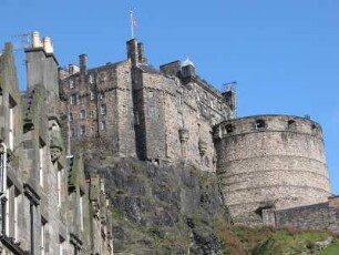 Königspalast : Schloß Edinburgh, aufgenommen im Juni 2005. Foto Uwe Gerig