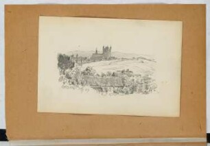 Burg: Perspektivische Ansicht (aus: Skizzen- und Fotoalbum 25)