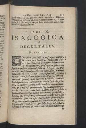 Isagogica in decretales.