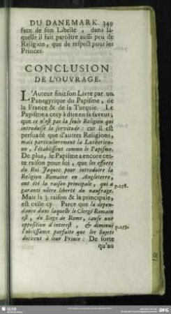 Conclusion De L´Ouvrage