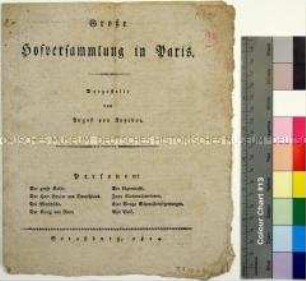 Große Hofversammlung in Paris