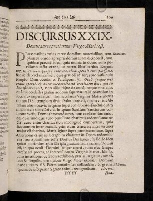 209-213, Discursus XXIX