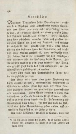 296, Annuitäten