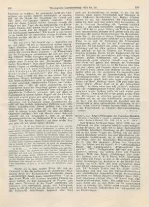 230-232 [Rezension] Heller, Josef, Solgers Philosophie der ironischen Dialektik