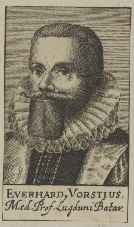 Bildnis des Everardus Vorstius