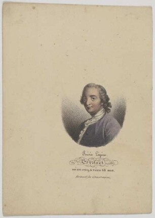 Bildnis des Jean-Baptiste Louis Gresset