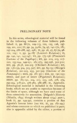Preliminary note