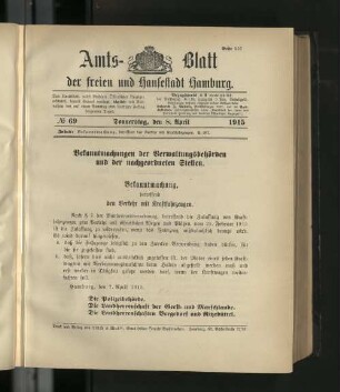 No. 69, 8. April 1915
