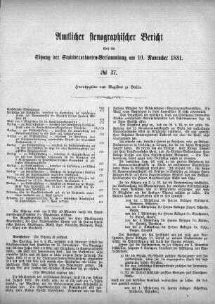 No. 37, 10. November 1881