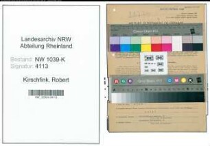 Entnazifizierung Robert Kirschfink , geb. 10.01.1905 (Wirt)