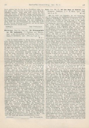 308-309 [Rezension] Karo, G., Auf dem Wege zur Wahrheit