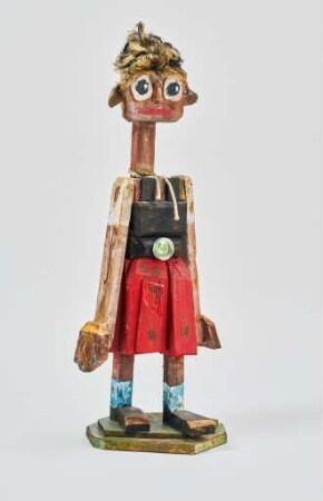 Figur "Frau aus Holz"