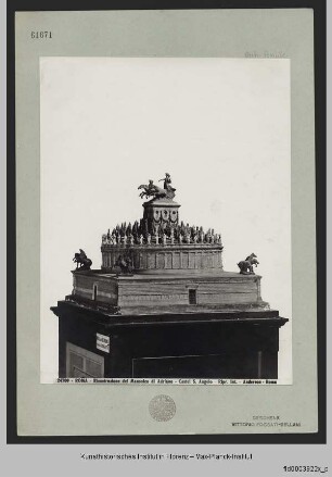 Rekonstruktionsmodell des Mausoleums für Kaiser Hadrian