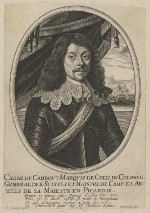 Bildnis des Caesar Dv Cambovt Marqvis de Coislin