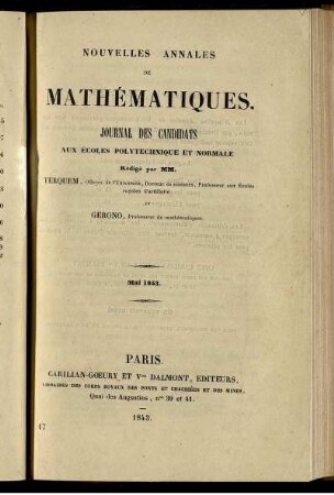 Mai 1843.