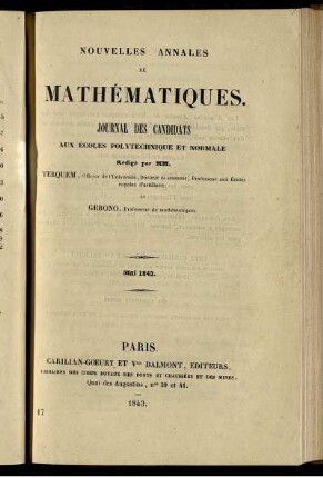 Mai 1843.