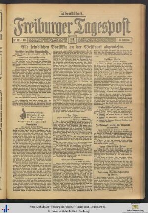 31.10.1918 (Abendblatt)