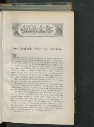 Die atlantische Küste von Amerika