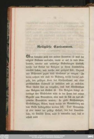 Religiöse Caricaturen.
