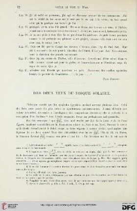 1: Des deux yeux du disque solaire, [1]