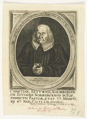 Bildnis des Christianus Kettwigius