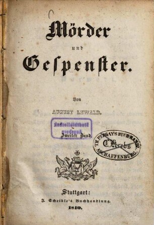 Mörder und Gespenster, 2.