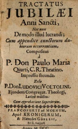 Tractatus Iubilaei anni sancti