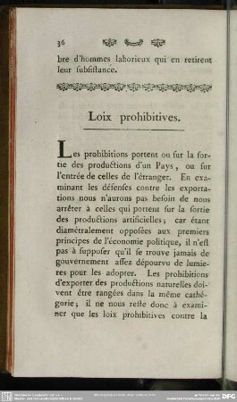Loix prohibitives