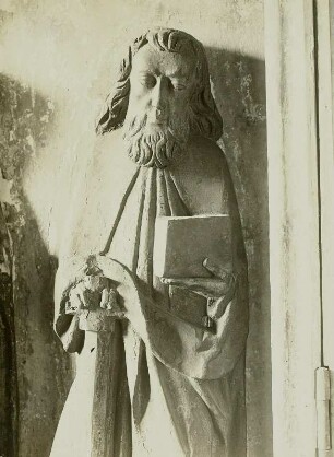 Annenaltar : Annenaltar aus Pohla. Petrusfigur aus dem linken Flügel. Verwalter, Stadtmuseum Bautzen