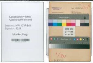 Entnazifizierung Hugo Moeller , geb. 24.07.1902 (Angestellter)