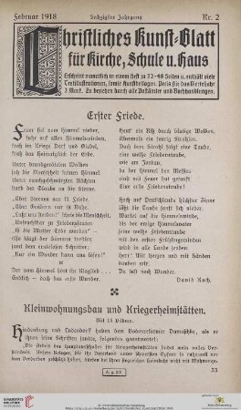 Nr. 2 (Februar 1918)