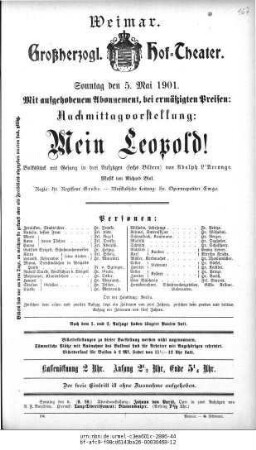 Mein Leopold!