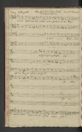 Die Gunst des Augenblicks. | 2ter Theil Seite 20. | den 16ten Mai 1821.