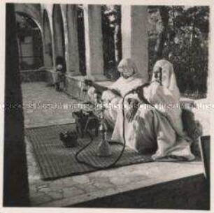 Tunis, Innenhof eines wohlhabenden mohammedanischen Hauses