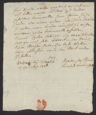 Brief an Friedrich Nicolai : 19.08.1802