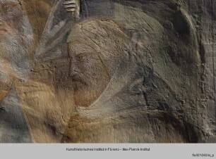 Freskenzyklus mit Szenen aus der Vita des heiligen Antonius : Der heilige Antonius unterweist Mönche und dem heiligen Antonius erscheint ein Engel : Der heilige Antonius unterweist Mönche