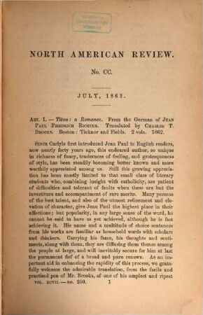 The North American review. 97. 1863