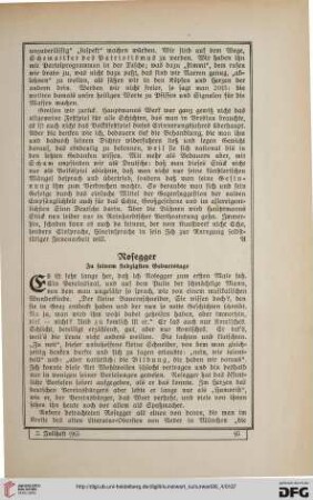 26: Rosegger : zu seinem siebzigsten Geburtstage