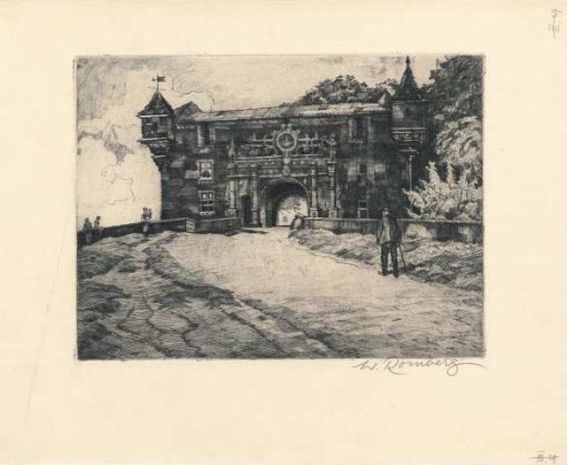 Tübingen. Schloß, Burgtor