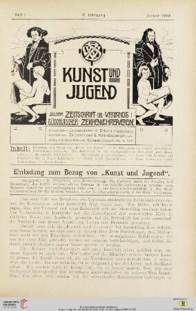 Einladung zum Bezug von "Kunst und Jugend"