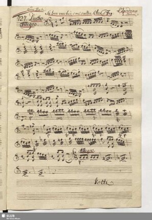 727. Duetto: Se ben vecchio / Naumann, J.G.