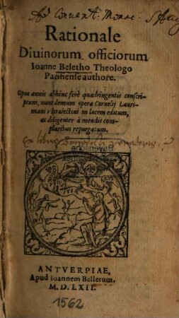 Rationale Diuinorum officiorum