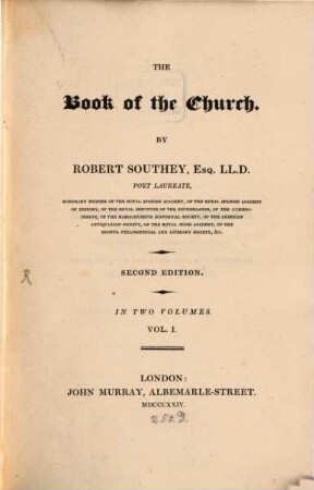 The Book of Church, 1