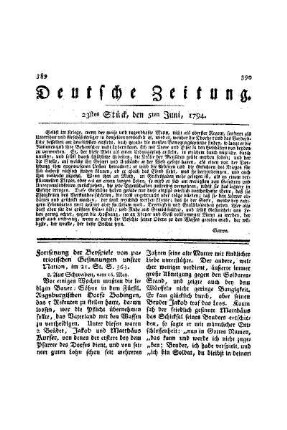 Fortsetzung der Beyspiele von patriotischen Gesinnungen unsrer Nation, im 21. St. S. 363)