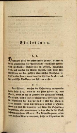 Handbuch der Eisenhüttenkunde, 1. Die Eigenschaften des Eisens