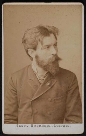 Bildnis des Dirigenten Arthur Nikisch. Atelieraufnahme