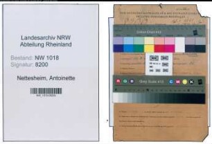 Entnazifizierung Antoinette Nettesheim , geb. 14.07.1903 ()