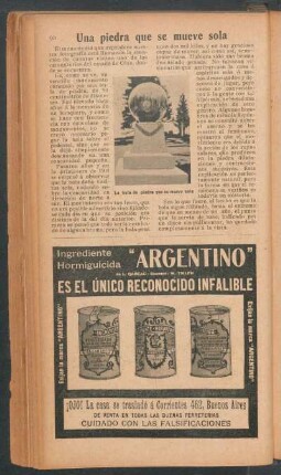 Una piedra que se mueve sola