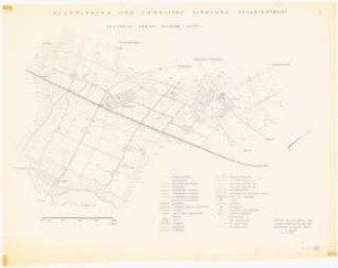 Flurplanung und ländliche Siedlung Schönow, Düppel, Zehlendorf und Dahlem, Berlin: Gesamtentwurf Grundriss 1:10000